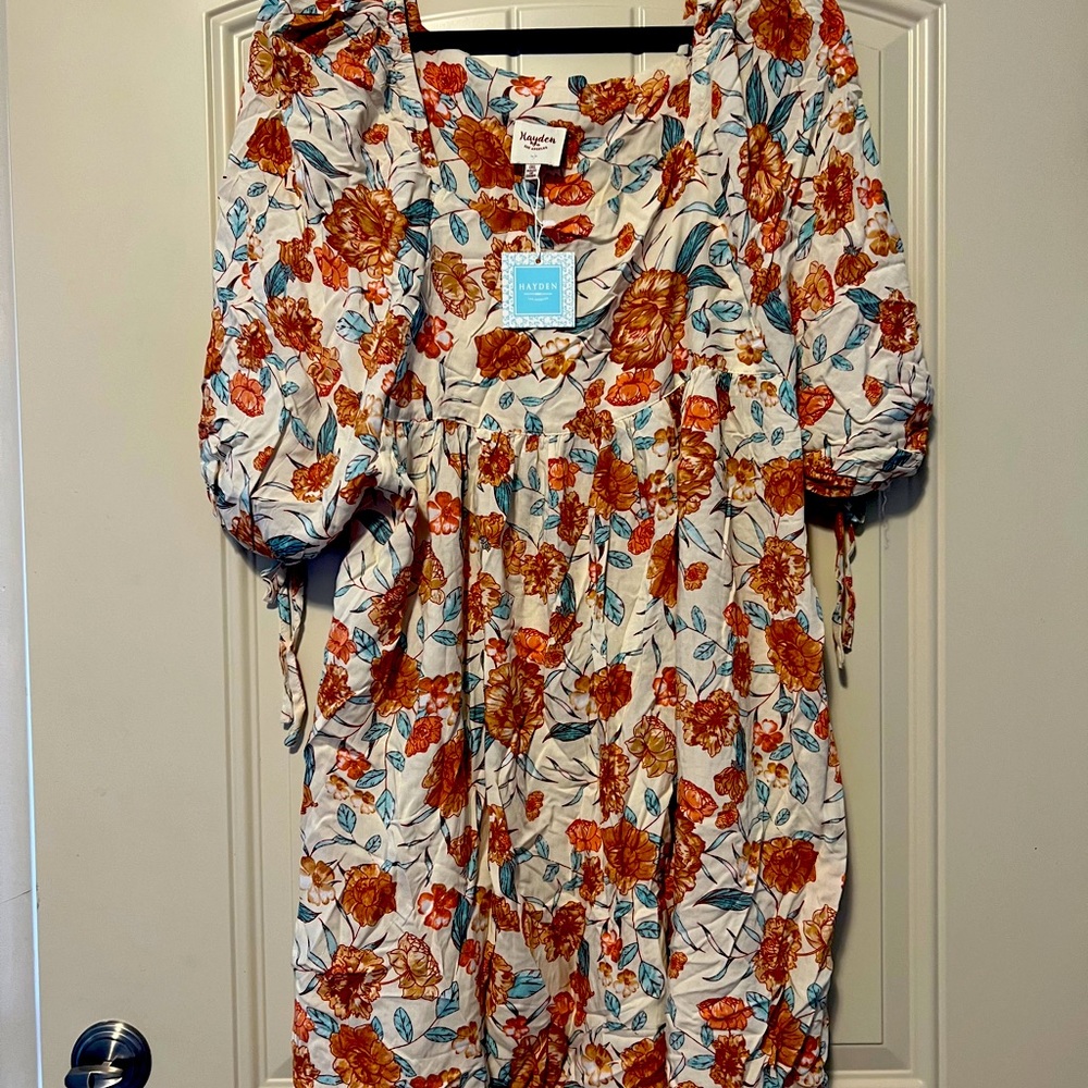 Boho floral dress